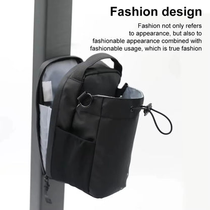 Magnetic Gym Bag Huge Capacity Magnetic Carrier Pouch with Phone Pocket Portable Water Bottle Pouch Cross Body Accessories Bag
